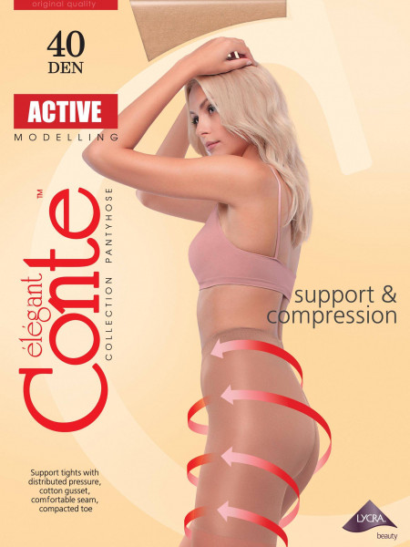 Колготки Conte ACTIVE Natural (бежевый) 40den Колготки Conte ACTIVE Natural (бежевый) 40den
